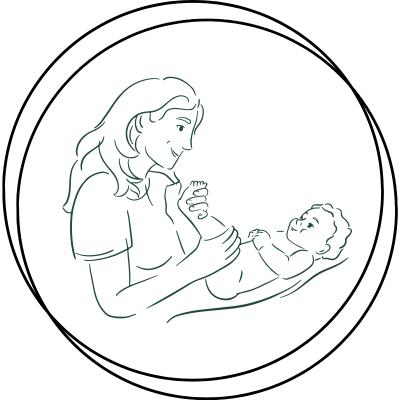 Forme & Bienaître pictogramme de soins mamans & enfants